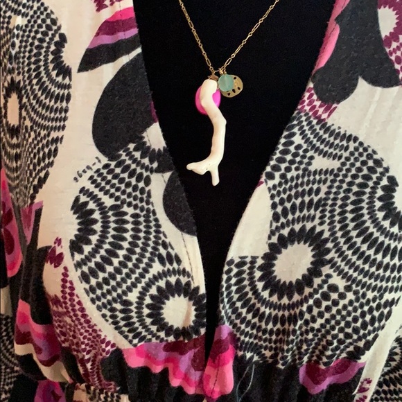 T-Bags Deep V Neck Mini Dress. Size Small. - Picture 6 of 11